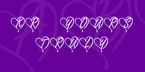 Kr Yours Truly Font