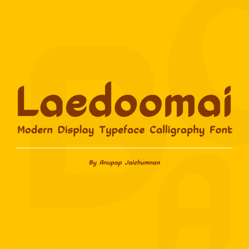 Laedoomai Fancy Font 1