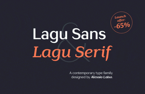 Lagu Sans  Lagu Serif Font Family