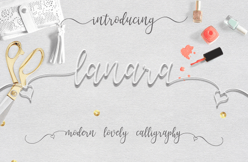 Lanara Script Font
