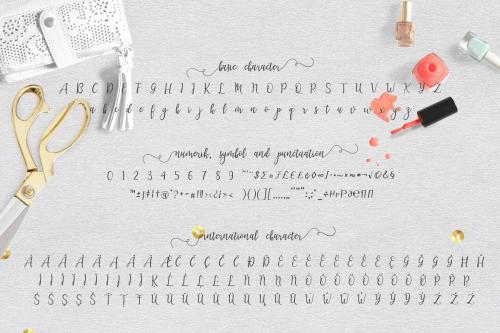 Lanara Script Font 6