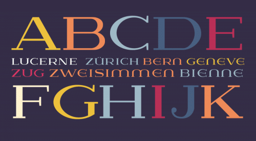 Lausanne Font 7