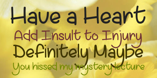 Lazy Spring Day Font 2