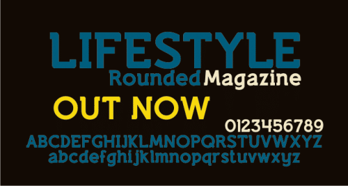 Lifestyle Rounded M54 Font