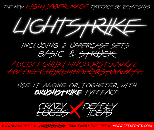 Lightstrike Font 4