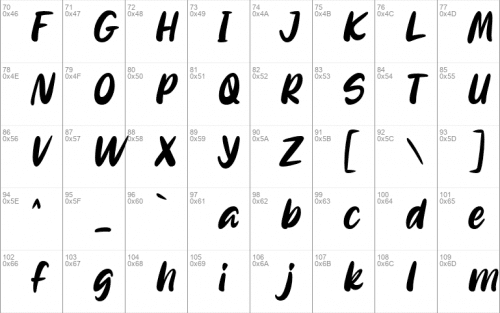 Lonely Melody Font 2