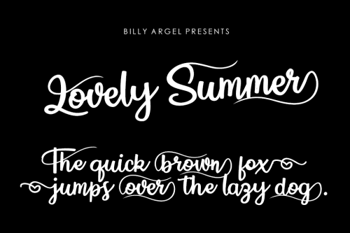 Lovely Summer Font 2