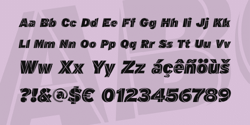 M.F. Plexus Italic Font 1