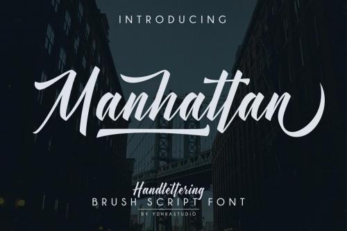 Manhattan Swash Font