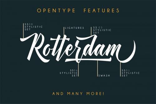 Manhattan Swash Font 4