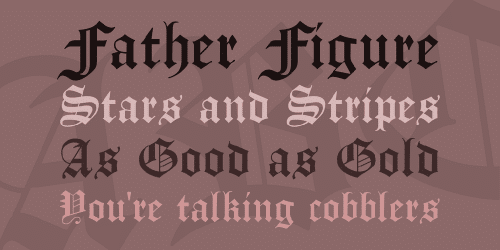 Manuskript Gothisch Font 1