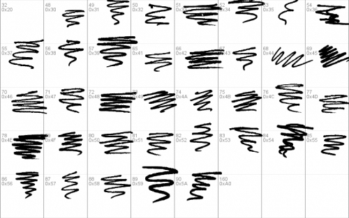 Marker Scribbles Font 1