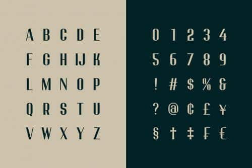 Mason Upper Font 2