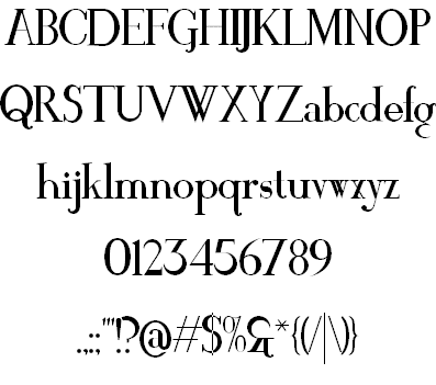 Mawns' Serif Font 3