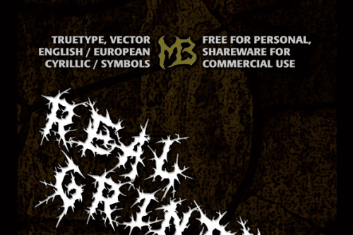 Mb-Real-Grinder-Font