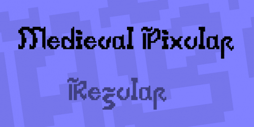 Medieval Pixular Font