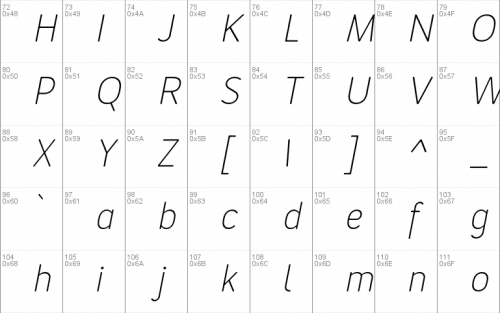 Merlo-Lightitalic Font 2