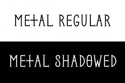Metal Gothic Font 6