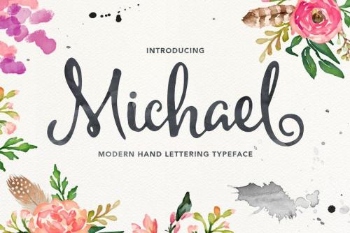 Michael Script Font 1