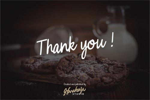 Milky Cookies Script Font 10
