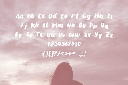 Mina Brush Typeface 2