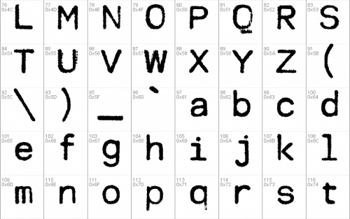 Modern Typewriter Font 2