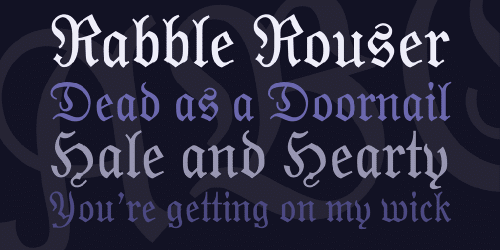 Moderne Fraktur Font 1