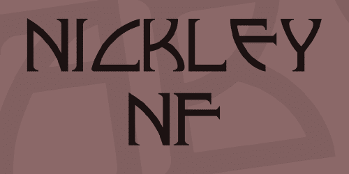 Nickley Nf Font