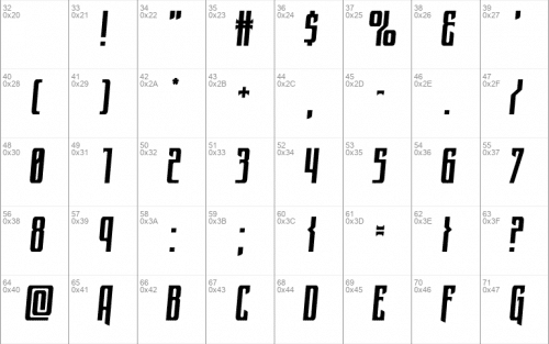 Night Traveler Font 2