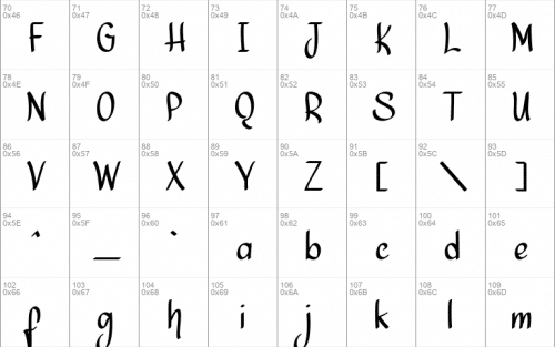 Ninja Julietta Font 2