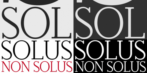 Non Solus Font 2