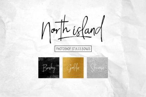 North Island Handwritten Font 4