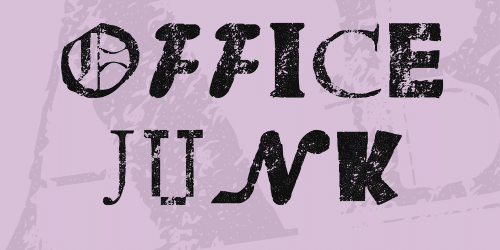 Office Junk Font