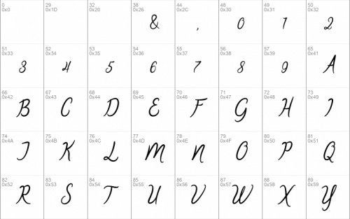 Oklahoma Script Font 1