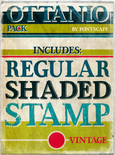 Ottanio Shaded Font 1