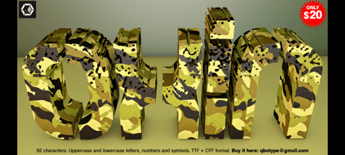 Oxin War Font 2