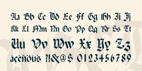 Paganini Font 3