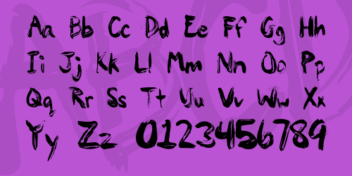 Painty Paint Font 2