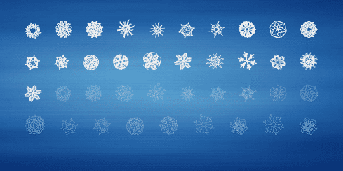 Paper Snowflakes Font