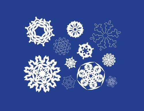 Paper Snowflakes Font 1