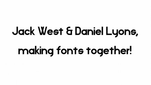 Personal Font Mix Font 1