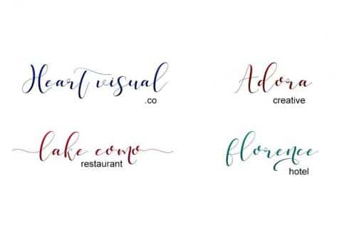 Phoenix Sweet Calligraphy Font 4