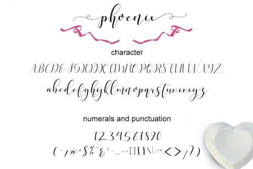 Phoenix Sweet Calligraphy Font 6