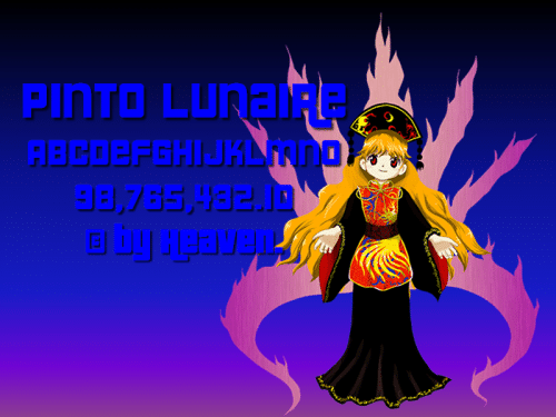 Pinto Lunaire Font 1
