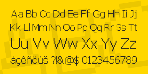 Pixel Fjverdana 12pt Font 3