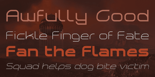 Planetium-X Font 3