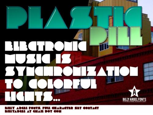 Plastic Pill Font 3