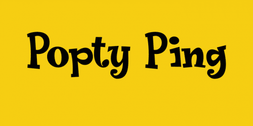Popty Ping Font 1