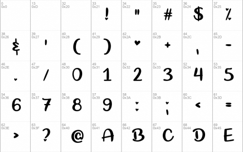 Pque My Interest Font 1