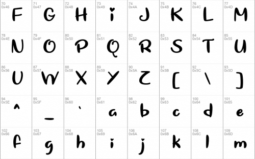 Pque My Interest Font 2